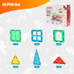 Bmag Magnetic Building Blocks Set, 36pcs 3D Plastic Tiles, Multicolored STEM Toys for Kids 3+ - Model BG23-36