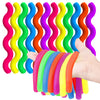 BUNMO Stretchy Strings Sensory Toys - 12 Pack Mini - Multicolor - Fidget & Non-Mouthable - Easter Basket Stuffers