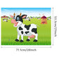 Morcheiong Pin The Tail On The Cow Game With 48Pcs Tails For Farm Party Decorations Kids Birthday Party Favors Western Party Supplies