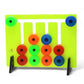 HighRoof Matching Montessori Color and Pattern Slide Board Puzzle Game for Kids, Learning Activity and Educational Brain Teaser 