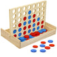 Joypro Wooden 4 In A Row Game, Kids Board Games For Kids 5 6 8 10 12 Year Olds, Travel Games For Kids And Adults, 2 Player Classic Family Board Games For Christmas Birthday Gift Coffee Table Decor