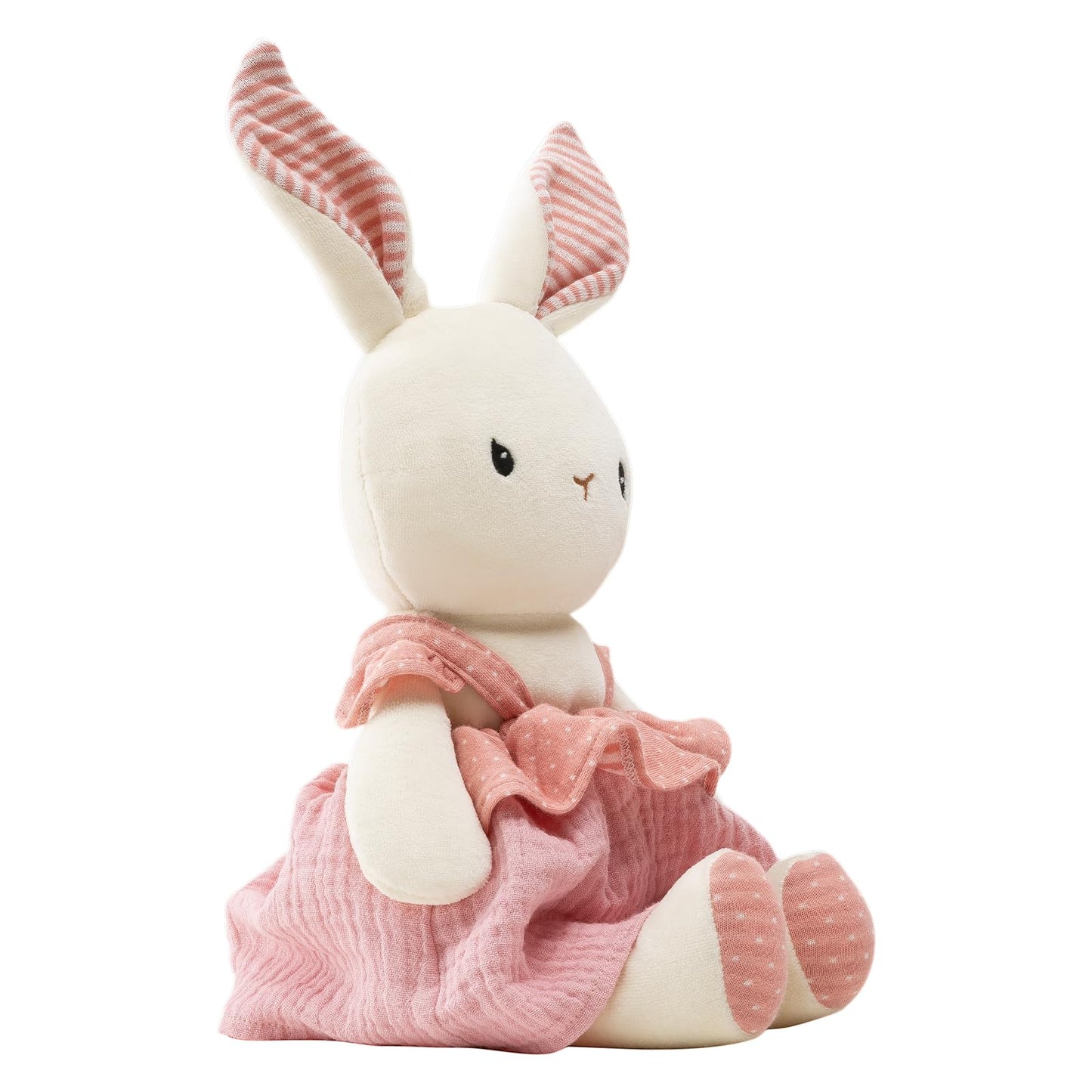 Cuddle Corner Bunny Stuffed Animal Organic Cotton Baby Plush Toys, 9'' Easter Plush Bunny Soft Cuddly Toy For Babies And Toddler