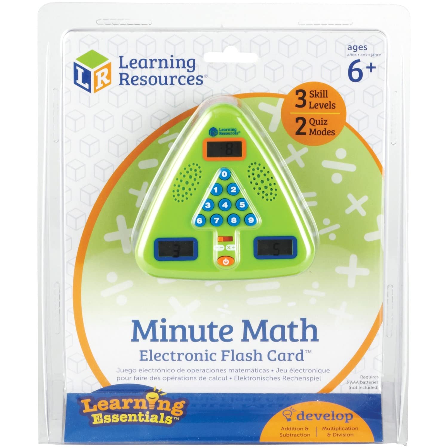 LEARNING RESOURCES Minute Math Electronic Flash Card