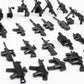 MaozyHomie  Pack Military  Accessories Chicken Gear Weapon Parts Toys Military Equipment Battle Blocks Bricks Compatible with Major Brand  3 Years Old and up  Us (88pcs)