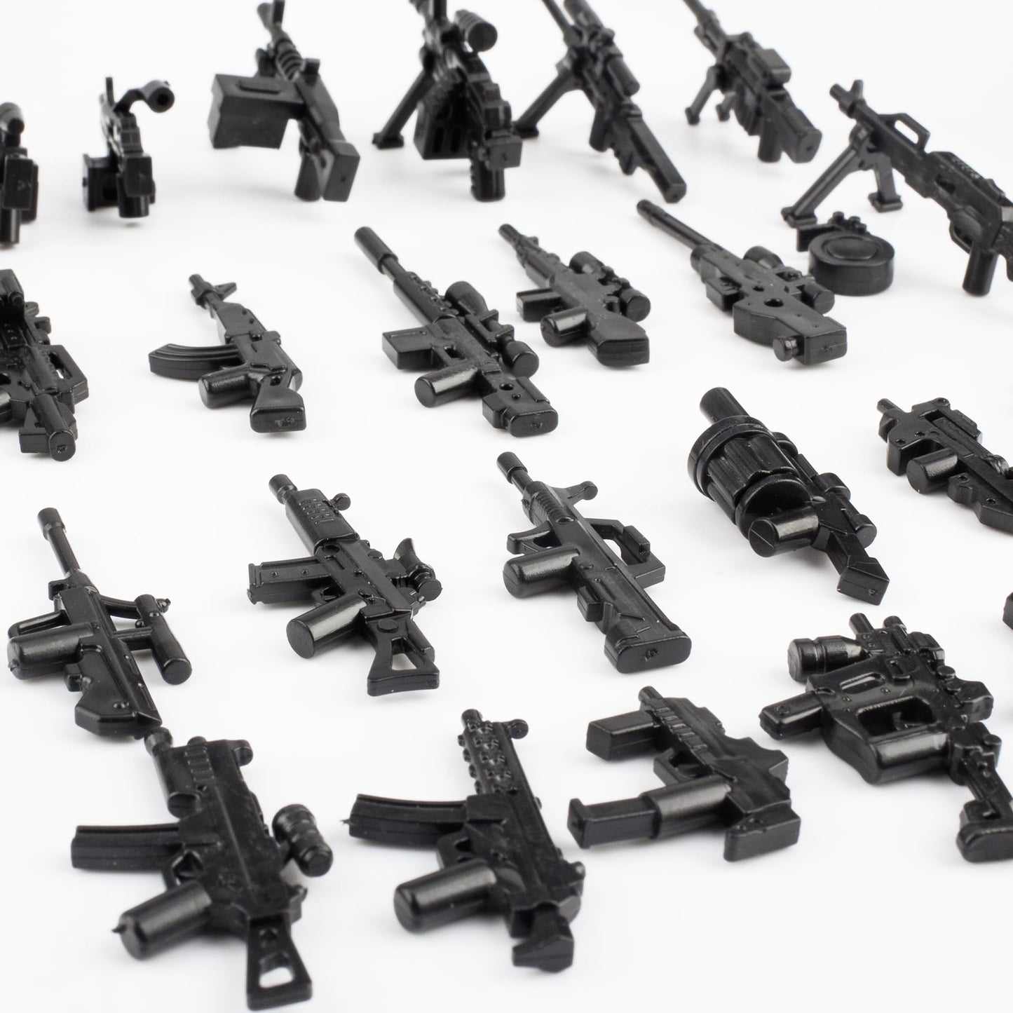 MaozyHomie  Pack Military  Accessories Chicken Gear Weapon Parts Toys Military Equipment Battle Blocks Bricks Compatible with Major Brand  3 Years Old and up  Us (88pcs)