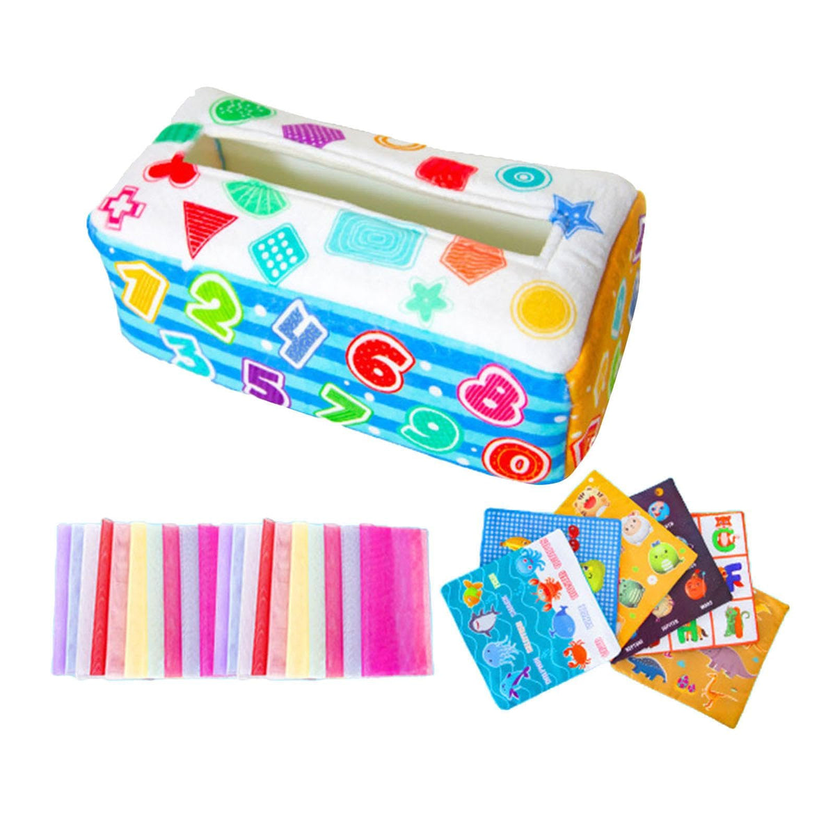 Bnf Baby Tissue Box Sensory Toy Early Educational Fine Motor Skill For Indoorbaby | Toys For Baby | Developmental Baby Toys1 Tis