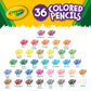 Crayola Colored Pencils (36Ct), Kids Pencils Set, Arts & Crafts Supplies, Coloring Book Pencils, Gifts For Kids & Toddlers, Ages 3+