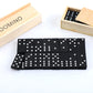 Deekin 50 Pack Mini Dominos Set for Adults Bulk 28 Tiles Double 6 Dominoes Game Domino Party Favors Wooden Board Games with Wood
