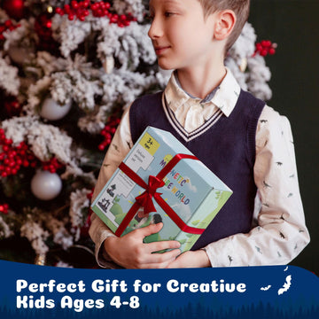 Dufvrpe Minecraft Magnetic Blocks - 128Pcs Cavern Exploration - 1'' Creative Magnacraft Magnetic Building Cubes Gift Set For Kid