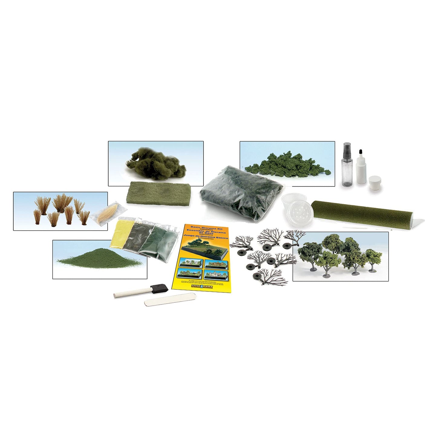 Woodland Scenics Diorama Kit, Basic - Multicolor, Plastic & Fiber, SP4110, By The Yard