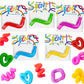 Funeta 30 Pack Fidget Pop Tubes, Valentines Day Cards For Kids School, Valentines For Kids Class, Toddler Valentines Day Gifts F