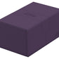 Ultimate Guard Twin Flip'N'Tray 160+, Deck Case For 160 Double-Sleeved Tcg Cards + Dice Tray, Purple, Independent Magnetic Closure & Microfiber Inner Lining