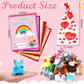 Motionchic 88 Pcs Valentine'S Day Gifts Bulk Mini Plush Stuffed Animals Valentine Cards Valentines Pe Treat Bags For Valentine E