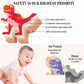 Aulege Wooden Stacking Dinosaur Toys, Dinosaur Building Blocks Set For Kids 4+ Years Old, Birthday Gift For Boys And Girls