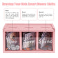 Mczxon Spend Save Give Piggy Bank for Kids, Money Coin Savings Piggy Bank Jar Box for Kids Child Safe Money Saver, Teach Childre