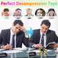Gokeey Transformable Fidget Spinners - 4 Pcs Stress Relief Toys for Kids & Adults, Small, Red, Plastic - Ideal for ADHD & Autism