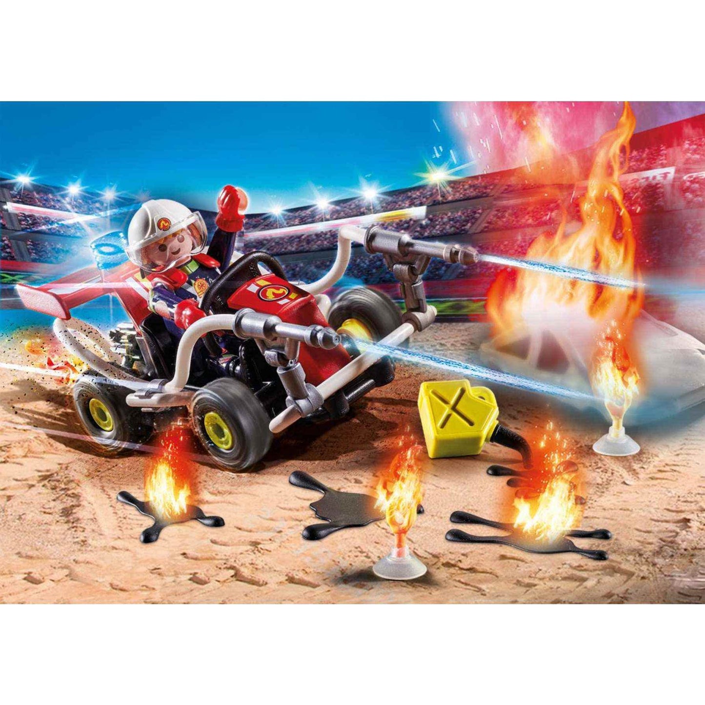 Playmobil Stunt Show Fire Quad