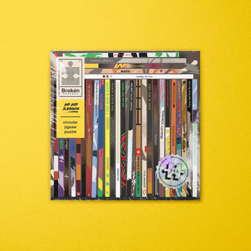 Luckies - Jigsaw Puzzle | Vinyl Records Shaped Jigsaw Board Game | Retro Inspired Wall Art & Wall Hanging | 200 Piece Jig Saw Puzzles | Mindfulness Gifts For Women & Men | Hip Hop Classics