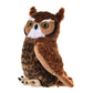 Wild Republic Great Horned Owl Plush, Stuffed Animal, Plush Toy, Kids Gifts, Cuddlekins 12', Model Number: 12310