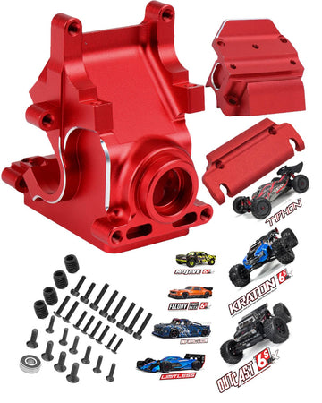 RCMYou Gearbox Case Upgrades Part for 1/8 1/7 Arrma 6S BLX Typhon Kraton Outcast Mojave Notorious Infraction Felony Talion Limit