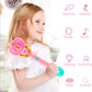 2 Pack Bubble Wand For Kids, Princess Heart Bubble Machine Blower Maker Wands Easter Basket Stuffers Outdoor Toys Gifts For 1 2