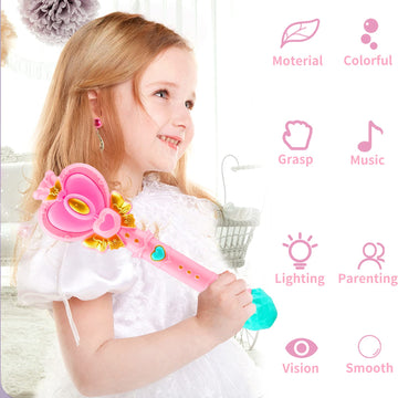 2 Pack Bubble Wand For Kids, Princess Heart Bubble Machine Blower Maker Wands Easter Basket Stuffers Outdoor Toys Gifts For 1 2