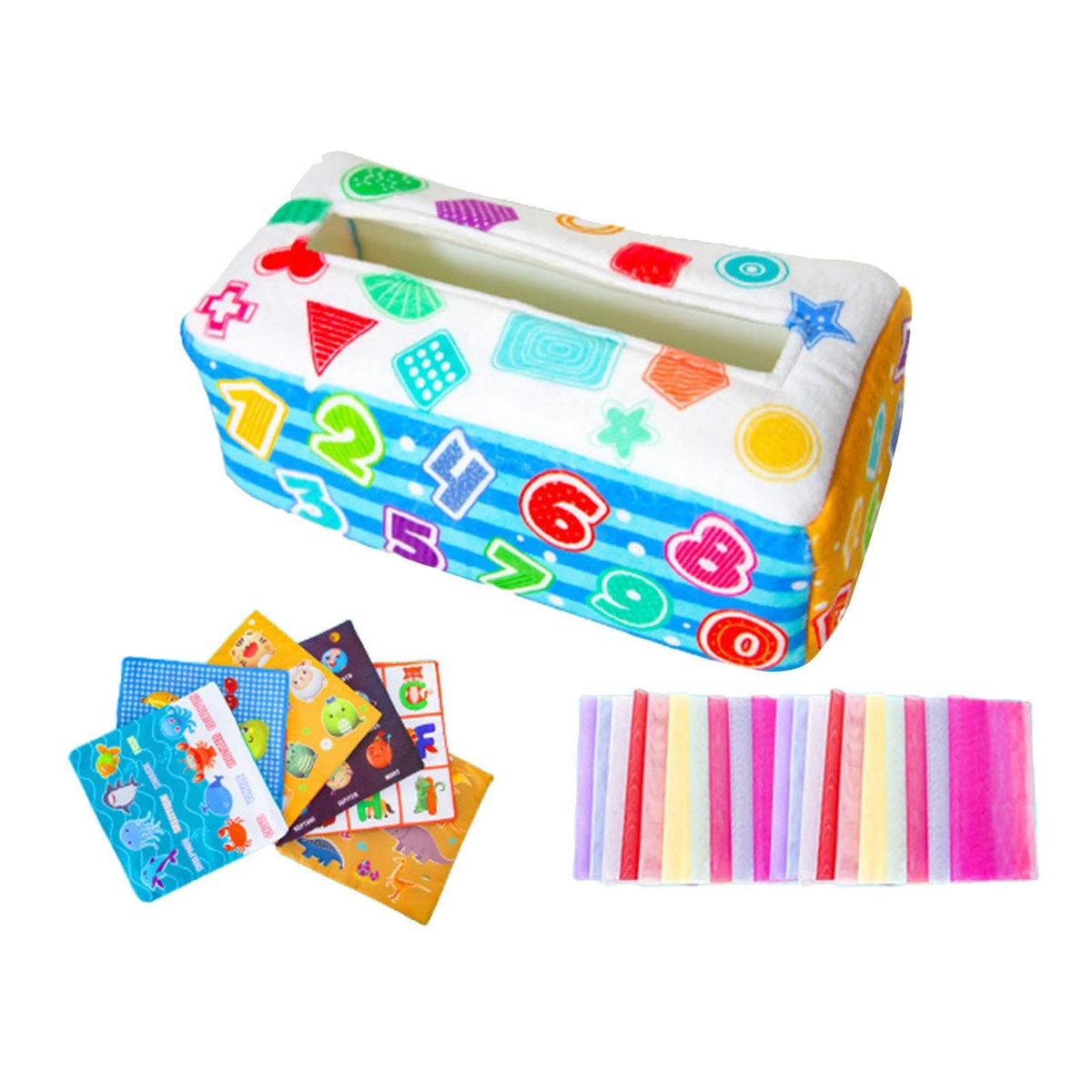 Ilsmysutra Baby Tissue Box Sensory Toy Early Educational Fine Motor Skill For Indoor|Toys For Baby|Developmental Baby Toys