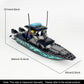City Police Speed Boat Building Blocks Sets,City Fire Rescue Boat?Guard Boat ?Patrol Boat,Creative Building Bricks Compatible wi