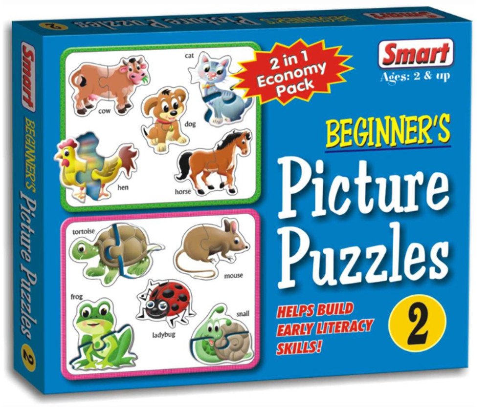 Smart  1103 BeginnerS Picture Puzzles  2, cardboard, Multi