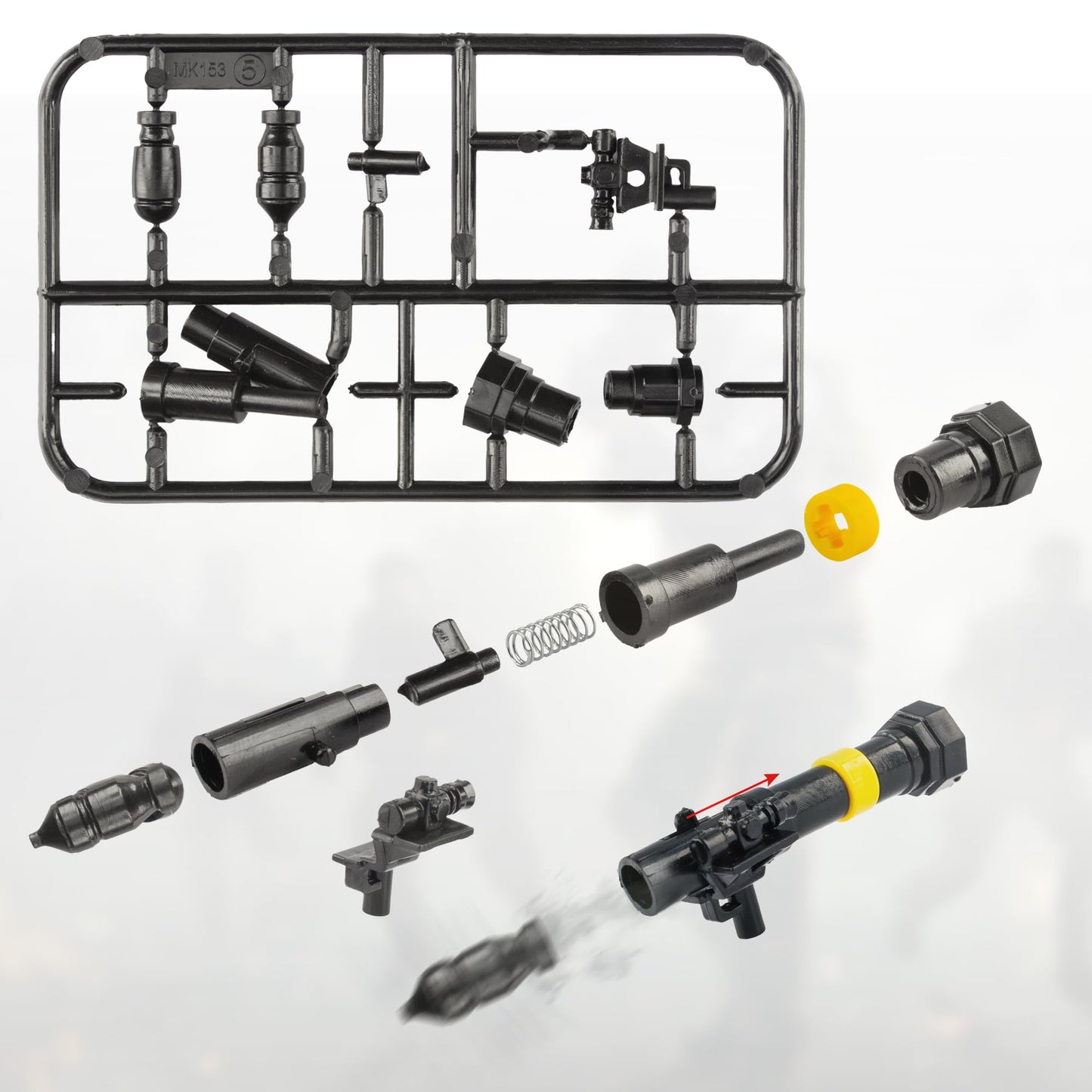 MaozyHomie 25 Pcs  Pack Military Toy Soldiers Figures Army Equipment Toy Set - Gear Sets Pieces Weapon Battle Building Blocks Compatible with Major Brand  3 Years Old and up