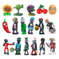 Jhesao 17 Pcs Plants Pvz Toys Set Zombies Figurines Series Pvz Pvc Toys New, Great Gifts For Kids And Fans, Birthday And Party