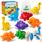 Crincy Abc Alphabet Dinosaurs Matching Learning Toy For Kids 3-5, 26Pcs Montessori Double-Sided Dinosaur Toys Match Letter, Fine