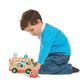 Tender Leaf Toys - Penguins Gelato Van - Food Truck Style Pretend Play, Ice Cream and Ice Lolly Wooden Vehicle - Encourage Role