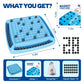 Magnetic Game Chess, Magnet Chess Fun Family Games For Kids And Adults, Table Top Board Game For Game Night 2-4 Players (Blue)
