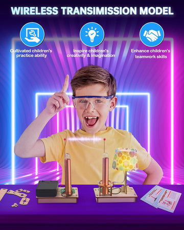 Poraxy Stem Science Kits For Kids Ages 8-10-12, 5 Set 3D Wooden Puzzles, Toys For Ages 8-13, Diy Educational Science Building Kits Crafts, Birthday Gifts For Boys And Girls 8 9 10 11 12 13 Year Old