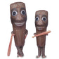 Ghorkivex Inflatable Tung Costume Halloween Funny Wooden Stick Man sahur Inflatable costume with Stick Blow Up italian brain Costumes (child)