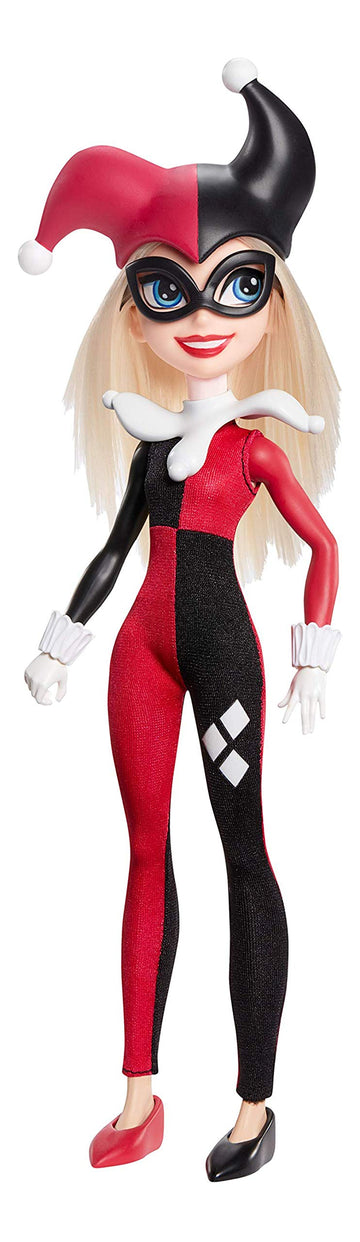 Dc Super Hero Girls Harley Quinn Action Doll (~11.5 Inch) With Removable Accessories, Wearing Iconic Outfit With True-To-Show De
