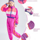 Lolanta Little Girls Dance Clothing Set, Fall Set Hip Hop Modern Jazz Team Performance Costume, Girls Dance Wear Pant Sets (Rose