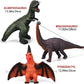 Gzsbaby Jumbo Dinosaur Toys Set - 6 Large Soft Multi-Color Dinosaurs for Kids 3-5, Perfect for Birthday Gifts and Party Favors