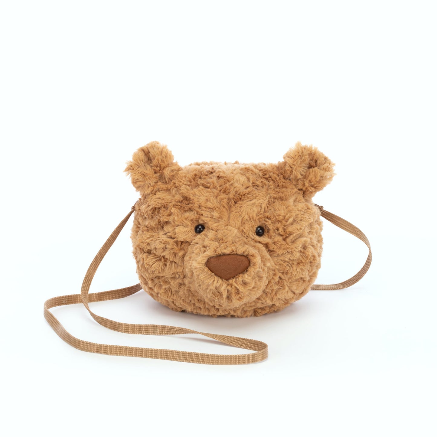 Jellycat Bartholomew Bear Plush Bag, 7 Inches - Crossbody And Shoulder Purse - Fun And Unique Handbag