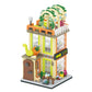 Xiu Music Cafe Building Kits Toys, (1050Pcs) Music Cofe House Mini Building Block Sets For Adults, Small Shop House Playsets,Cre
