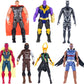 Muksse 14 Pcs Big Set Superhero Action Figures - Collectible Models 6.5-Inches Tall, Exclusive Set Superhero Toys, For Kids, Fig