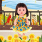 Ecorelf 10Pcs Alive Doll Baby Doll Clothes And Accessories - Including Dresses,T-Shirts,Pants,Jumpsuit,Bell-Bottomed Pants For K