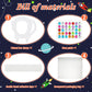 Sratte Color Your Own Astronaut Helmet DIY Paper Craft Kit for Children, 10 PCS Blank Masks, White Cardboard Material, Ideal Gif