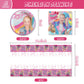 41pcs Jojo Siwas Party Supplies include 20 plates, 20 napkins 1 Tablecloth for the Jojo birthday party decoration