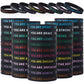 100 Pieces Motivational Wristbands Bulk for Student Colored Inspirational Rubber Bands Students Inspirational Bracelets Teacher