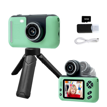 Makolle Kids Camera,Kids Camera For Boys,Kids Digital Camera Kids Video Camera For Vlogging With 32Gb Sd Card,Toddler Toys Chris