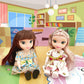 Jing Show Bussiness 5 Sets Doll Clothes For 6 Inch Mini Doll ,Include 5 Pieces Girl Mini Dolls, 5 Sets Handmade Doll Clothes And 5 Pairs Of Doll Shoes