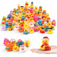 Umbresen Rubber Ducks Bath Toy in Bulk  Assortment Jeep Ducks for Jeep Ducking  Pool Rubber Ducky Floater Bathtub Toys Party Favors Birthday Gifts (100)