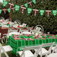 Football Party Supplies Kit Serve 24,Includes Dinner Plates, Dessert Plates, Napkins, Cups,Banner And Touchdown Tablecloth For F